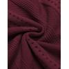 COOFANDY Men’s Knit Shirts Short Sleeve Button Down Polo Shirt Fashion Casual Summer Beach Shirts(Wine Red)