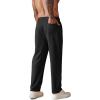 COOFANDY Men’s Knit Sweatpants Lightweight Open Bottom Casual Pants Drawstring Jogger Yoga Pants with Pockets(Black)