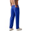 COOFANDY Men’s Knit Sweatpants Lightweight Open Bottom Casual Pants Drawstring Jogger Yoga Pants with Pockets(Blue)