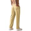 COOFANDY Men’s Knit Sweatpants Lightweight Open Bottom Casual Pants Drawstring Jogger Yoga Pants with Pockets(Light Khaki)