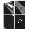COOFANDY Men’s Layered Suit Vest Business Dress Vests Formal Wedding Waistcoat Slim Fit(Black)