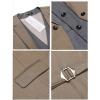 COOFANDY Men’s Layered Suit Vest Business Dress Vests Formal Wedding Waistcoat Slim Fit(Brown)