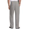 COOFANDY Men’s Linen Pants Casual Elastic Waist Drawstring Beach Trousers(Grey)