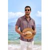 COOFANDY Men’s Linen Shirts Short Sleeve Casual Shirts Button Down Shirt for Men Beach Summer Wedding Shirt(Dark Red)