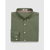 COOFANDY Mens Long Sleeve Button Down Shirt Casual Untucked Shirts for Men Oxford Dress Shirts(Army Green)