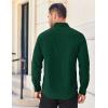 COOFANDY Men’s Long Sleeve Casual Button Down Shirts Untucked Shirts for Men Regular Fit Dress Shirt(Evergreen)