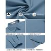COOFANDY Men’s Long Sleeve Casual Button Down Shirts Untucked Shirts for Men Regular Fit Dress Shirt(Grey Blue)