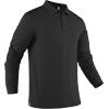 COOFANDY Men’s Long Sleeve Polo Shirts Quick Dry Moisture Wicking Lightweight Golf Shirts Casual Collared Shirt(Black)