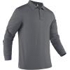 COOFANDY Men’s Long Sleeve Polo Shirts Quick Dry Moisture Wicking Lightweight Golf Shirts Casual Collared Shirt(Dark Grey)