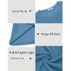 COOFANDY Mens Long Sleeve Shirts Thermal T-Shirt Slim Fit Crewneck Sweater Knitted Pullover Shirt(Dark Blue)