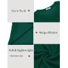 COOFANDY Mens Long Sleeve Shirts Thermal T-Shirt Slim Fit Crewneck Sweater Knitted Pullover Shirt(Green)