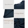 COOFANDY Mens Long Sleeve Shirts Thermal T-Shirt Slim Fit Crewneck Sweater Knitted Pullover Shirt(Navy)