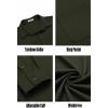 COOFANDY Mens Long Sleeve Wrinkle Free Shirts Casual Button Down Stretch Dress Shirt with Pocket(Olive Green)