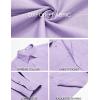 COOFANDY Mens Oxford Shirt Long Sleeve Casual Button Down Shirts Soild Dress Shirts with Pocket(Lavender)