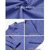 COOFANDY Mens Oxford Shirt Long Sleeve Casual Button Down Shirts Soild Dress Shirts with Pocket(Royal Azure)