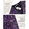 COOFANDY Mens Paisley Tuxedo Vest Victorian Steampunk Gothic Suit Vest Slim Fit V-Neck Waistcoat(Purple Filigree)