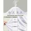 COOFANDY Men’s Polo Shirt Long Sleeve Moisture Wicking Golf Shirts Sun Protection Collared Work Shirts(White)
