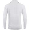 COOFANDY Mens Quarter Zip Sweatshirt Long Sleeve Casual Waffle Pullover Hoodies with Pocket(White)