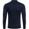 COOFANDY Men’s Quarter Zip Up Sweaters Slim Fit Lightweight Mock Neck Pullover Casual Polo Sweaters(Navy:stripe-khaki)