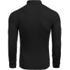 COOFANDY Mens Ribbed Slim Fit Knitted Pullover Casual Turtleneck Sweater(Black)