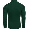 COOFANDY Mens Ribbed Slim Fit Knitted Pullover Casual Turtleneck Sweater(Hunter Green)