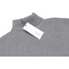 COOFANDY Mens Ribbed Slim Fit Knitted Pullover Casual Turtleneck Sweater(Medium Grey)