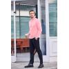 COOFANDY Men’s Slim Fit Basic Turtleneck Long Sleeve Lightweight Pullover Sweaters Casual Knitted Tops(Pink)