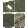 COOFANDY Men’s Suit Vest Slim Fit Double Breasted Dress Vest Casual Business Formal Waistcoat(Army Green)