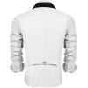 COOFANDY Men’s Suit Vest Slim Fit Formal Business Dress Vest Casual Wedding Waistcoat(White)