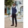 COOFANDY Men’s Suit Vests Slim Fit Waistcoat Notch Lapel Casual Formal Vest(Navy Blue)