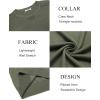 COOFANDY Mens Sweater Crewneck Pullover Long Sleeve Lightweight Sweater Plain Knit Silm Fit(Army Green)