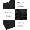 COOFANDY Mens Sweater Crewneck Pullover Long Sleeve Lightweight Sweater Plain Knit Silm Fit(Black)