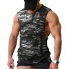 COOFANDY Men Workout Tank Top 2 Pack Gym Bodybuilding Sleeveless Muscle T Shirts(Camo Black)
