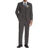 COOFANDY Men’s 3 Piece Linen Suits Casual Lightweight Blazer Jackets Vest Pants Set for Wedding Business Prom(Dark Grey)