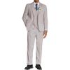 COOFANDY Men’s 3 Piece Linen Suits Casual Lightweight Blazer Jackets Vest Pants Set for Wedding Business Prom(Light Grey)