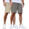 2 Pack  Dark Grey  Light Khaki