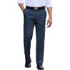 COOFANDY Men’s Classic Fit Dress Pants Flat Front Straight Casual Pant Expandable Waist Suit Pant(Blue)