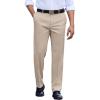 COOFANDY Men’s Classic Fit Dress Pants Flat Front Straight Casual Pant Expandable Waist Suit Pant(Light Khaki)