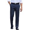 COOFANDY Men’s Classic Fit Dress Pants Flat Front Straight Casual Pant Expandable Waist Suit Pant(Navy Blue)