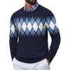 Argyle -- Navy Blue