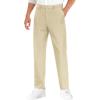 COOFANDY Mens Dress Pants Expandable Waist Wrinkle Free Suit Pants Flat Front Casual Dress Slacks(Khaki)