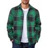 Green-black Plaid