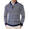 Stripe-navy Blue White