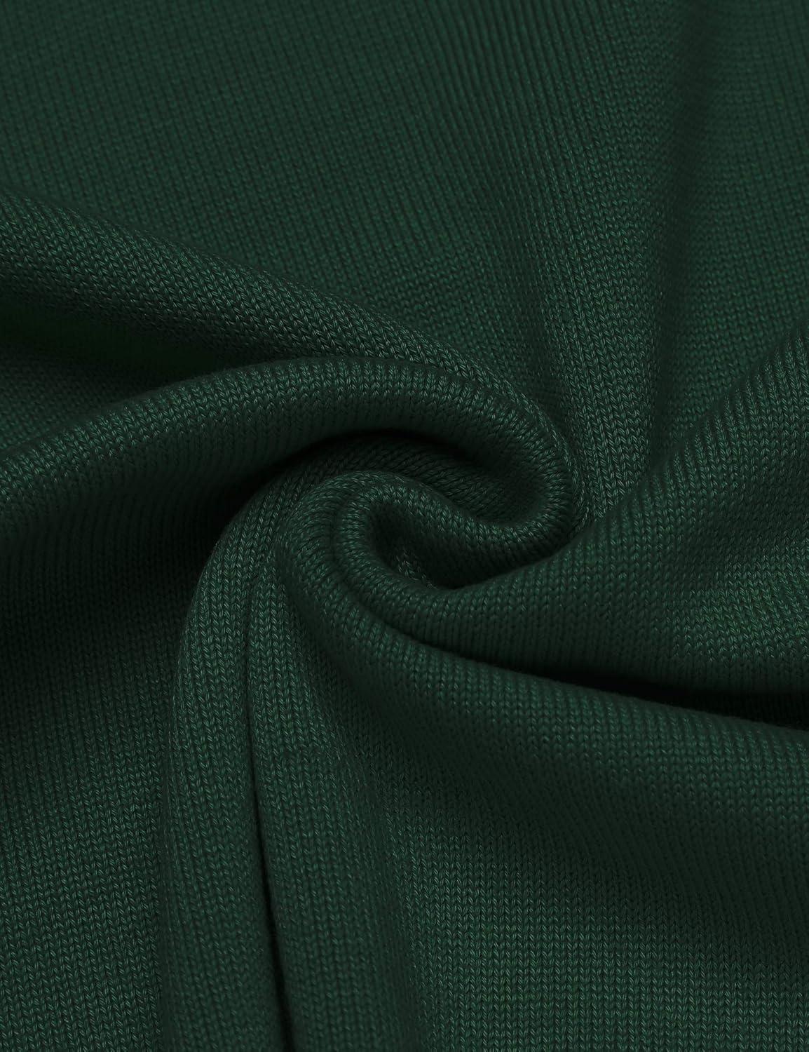 imageCOOFANDY Men Casual Knitted Sweaters Shawl Collar Dress Sweater Long Sleeve VNeck Pullover TopsGreen