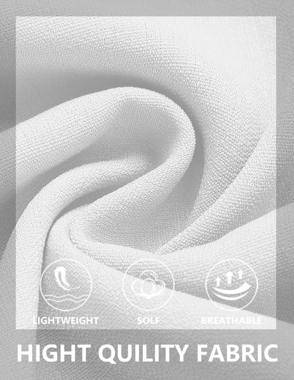 imageCOOFANDY Mens Casual Shorts 7 inch Elastic Waist Drawstring Lightweight Summer Beach Shorts with PocketsWhite