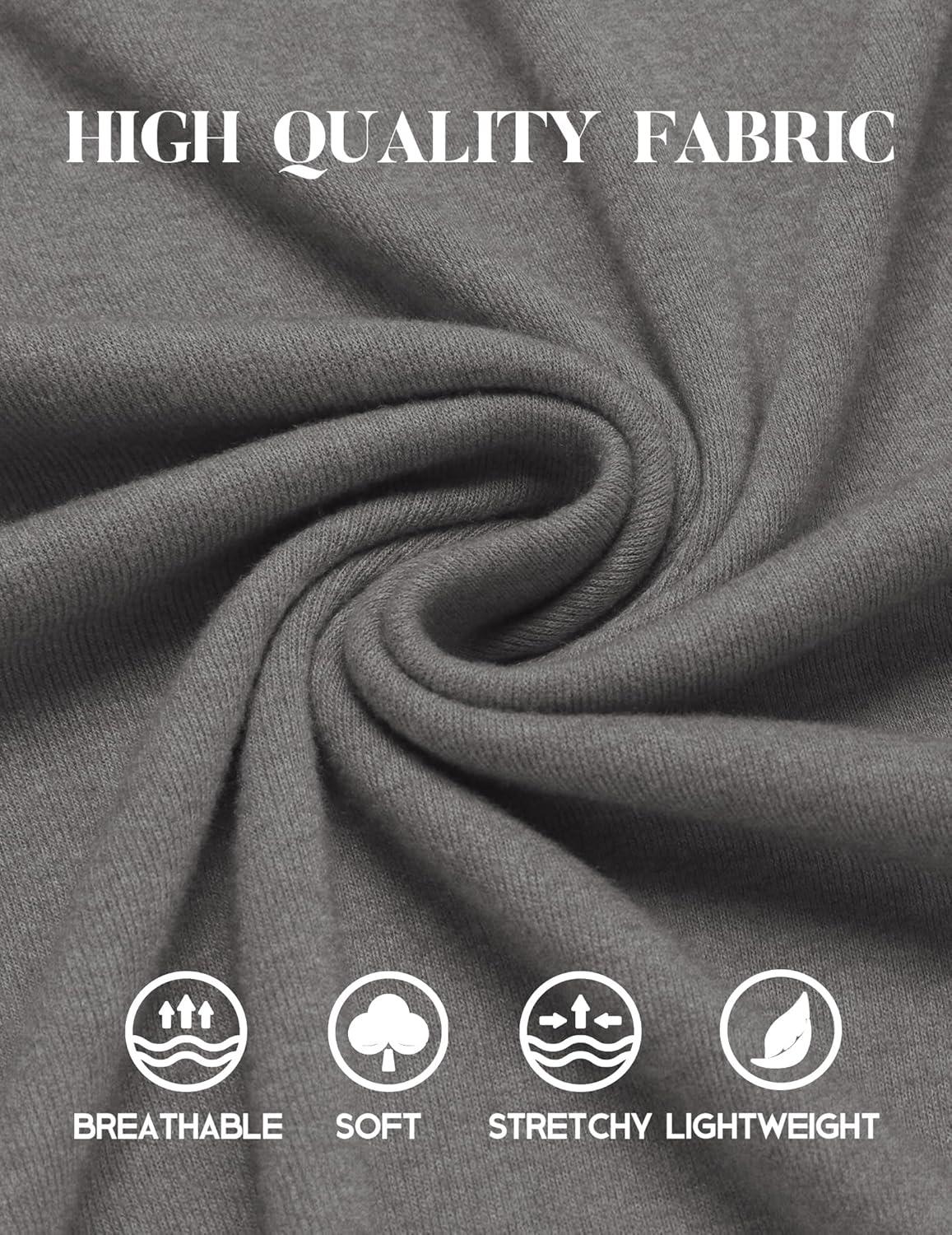 imageCOOFANDY Mens Henley Shirts Long Sleeve Lightweight Buttons TShirts Casual Basic Pullover TopGray