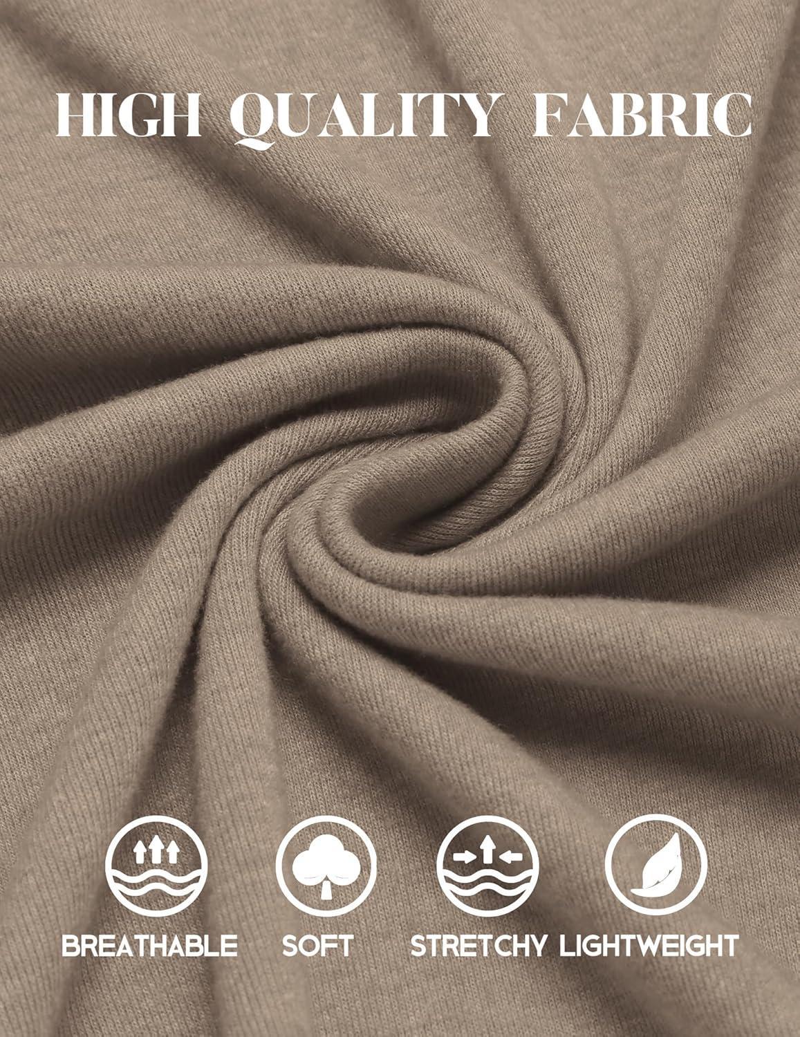 imageCOOFANDY Mens Henley Shirts Long Sleeve Lightweight Buttons TShirts Casual Basic Pullover TopKhaki