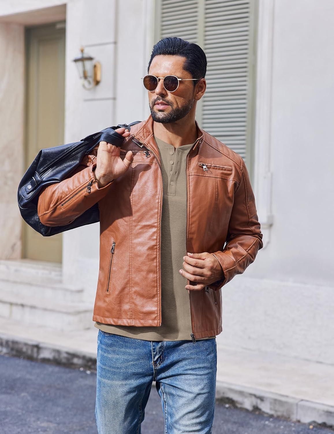 imageCOOFANDY Mens Henley Shirts Long Sleeve Lightweight Buttons TShirts Casual Basic Pullover TopKhaki