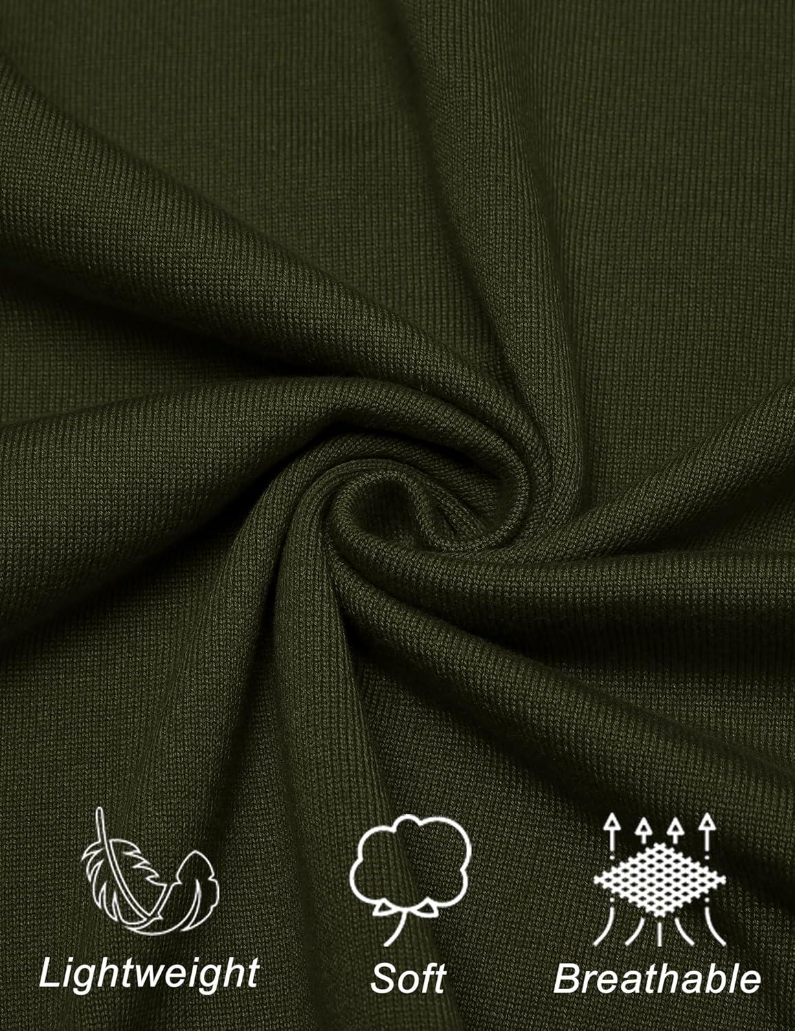 imageCOOFANDY Mens Knit Polo Shirts Long Sleeve Casual Polo Sweaters Shirt Waffle Textured Collared SweaterDark Green