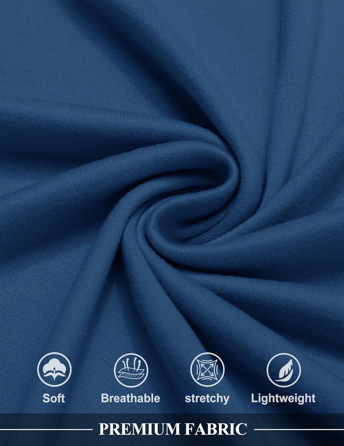 imageCOOFANDY Mens Long Hooded Cardigan Sleeveless Ruffle Shawl Collar Lightweight Open Front Drape Kimono VestNavy